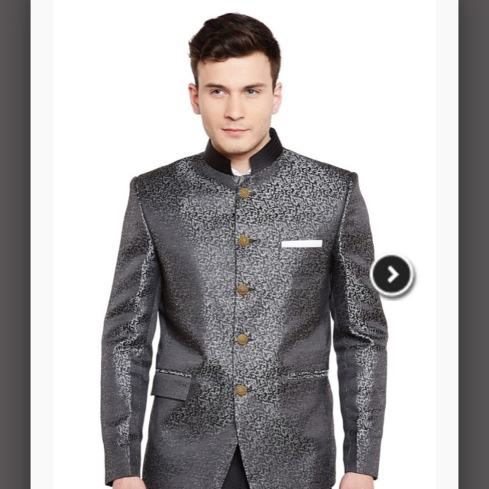 Beautiful Men’s Jacket (blue metallic)